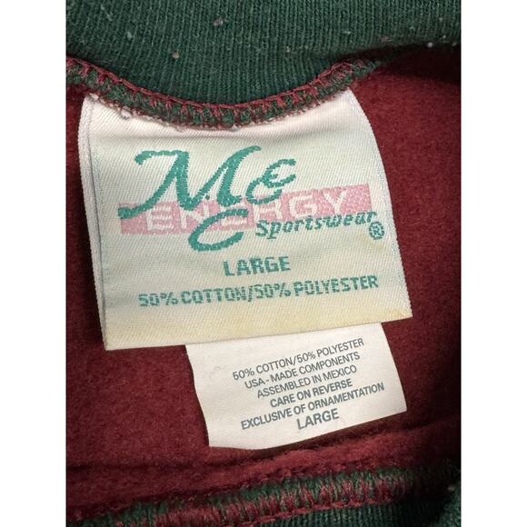 Vintage MC Energy Maroon Large Teddy Bears Love is Being A Grandma Sweatshirt - Picture 2 of 9